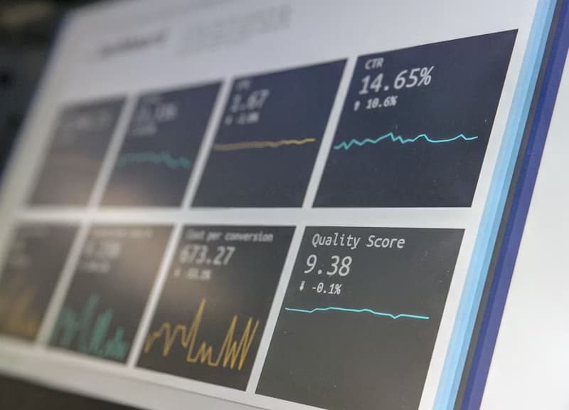 Advanced data analysis on multiple screens